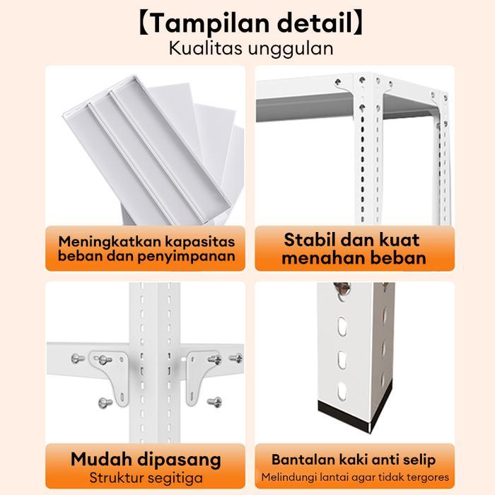 Na- Rak Susun SerbagunaRak BesiRak Besi Siku 5 Susun Rak Aquarium Rak SerbagunaRak Besi Siku Rak