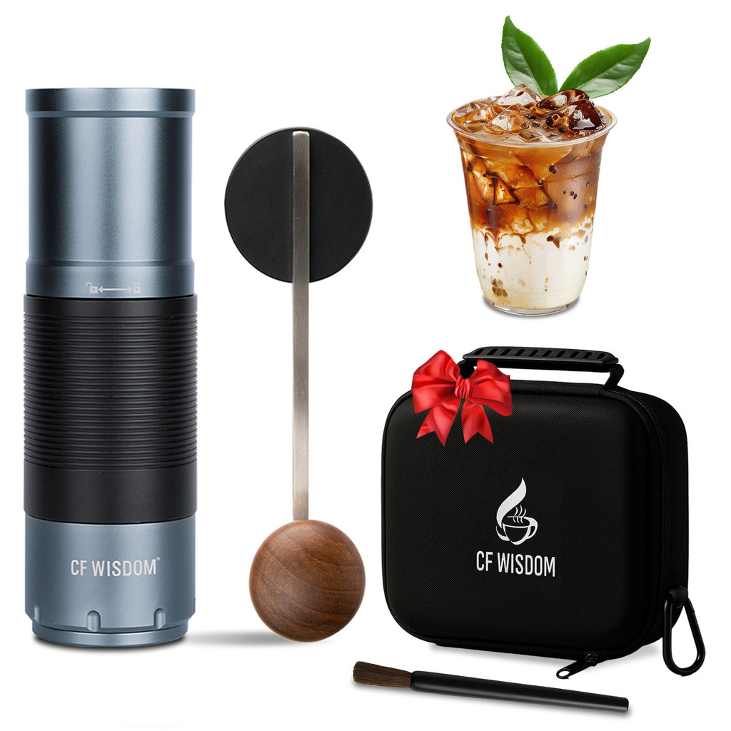 Coffee Grinder Gift Box 2-In-1 Manual & Electric, Coffee Bean Grinder & Electric Coffee Grinder For