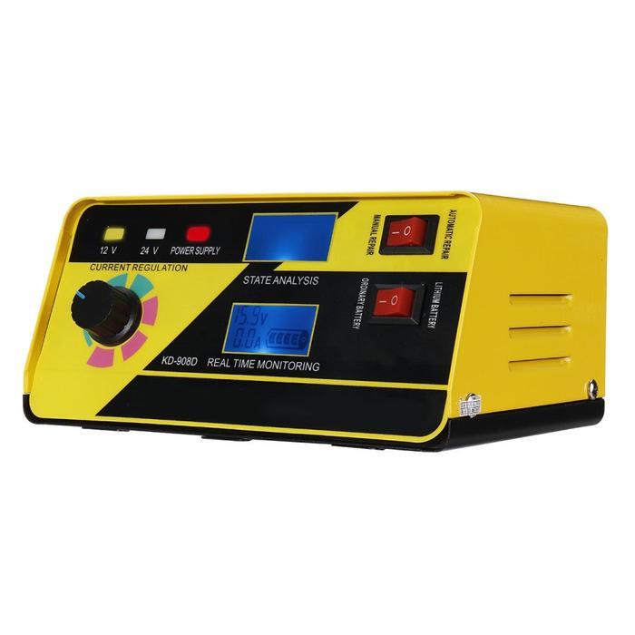 SMART CHARGER AKI MOTOR MOBIL TRUK 12V 24V 5AH-400AH OTOMATIS