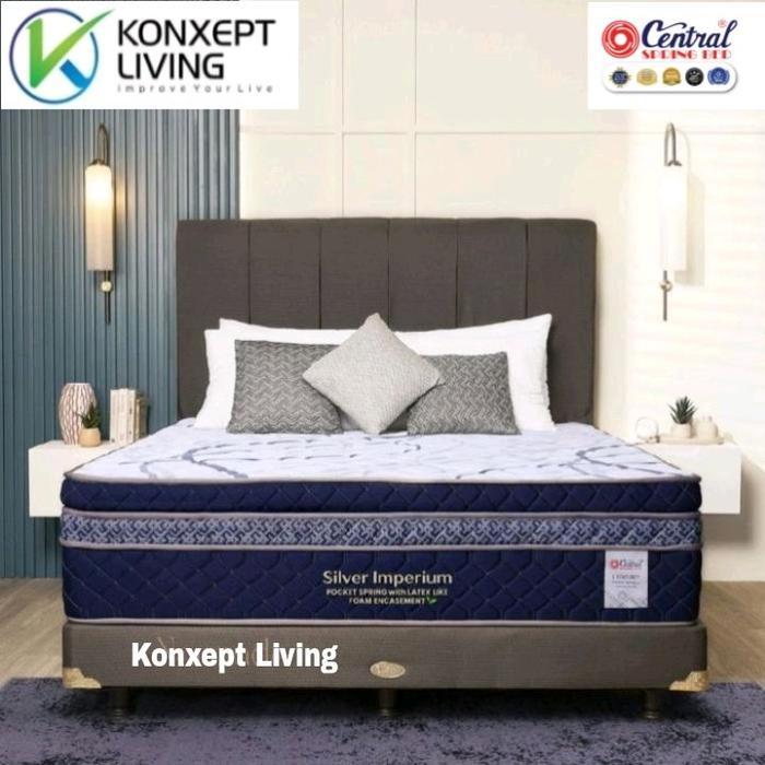 Springbed Central Silver Imperium Fullset