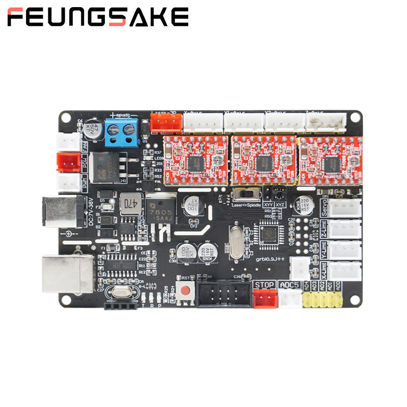 Grbl Control Board Laser Engraver Machine 3 Axis Kit 32 Bit Cnc Controller Board Usb Port Grbl 1.1