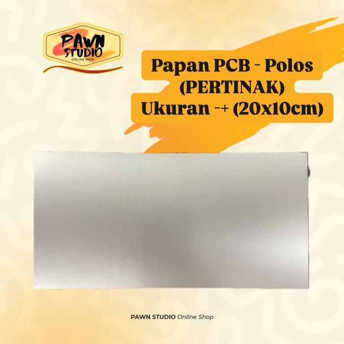 New papan pcb polos 10x20cm single fiber / pcb polos fiber satu sisi