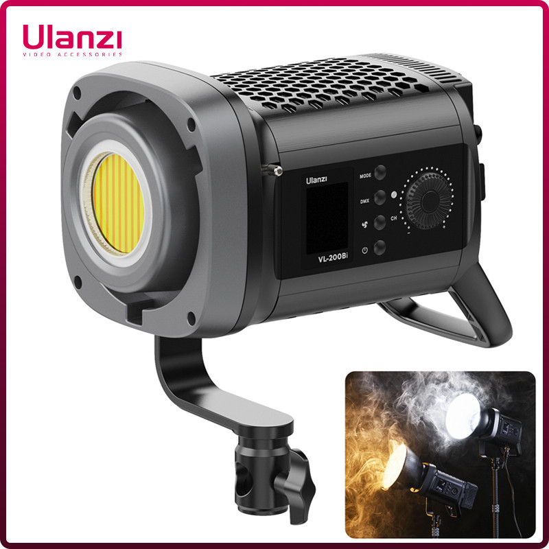 PROMO HARI INI  Ulanzi VL-200Bi 200W V-Mount COB Light Wireless APP Control 2700K-6500K Video Light 