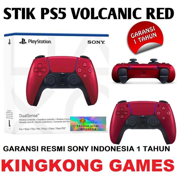 Stik Ps5 Dualsense Original Sony Wireless Stik Ps5 Volcanic Red Terlaris