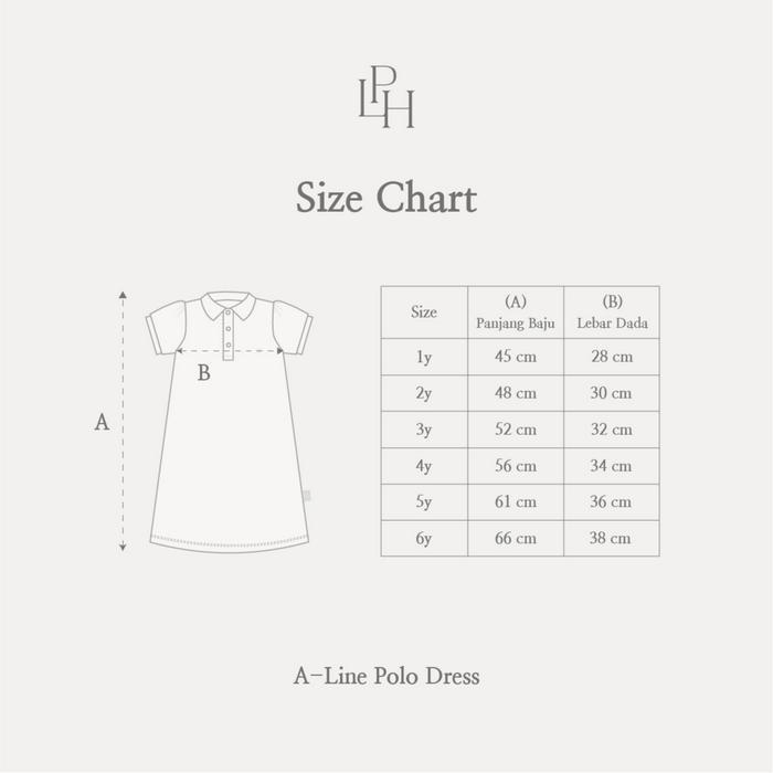 [Earthly Allure] Little Palmerhaus - A-Line Polo Dress (Dress Polo Anak Perempuan) Original