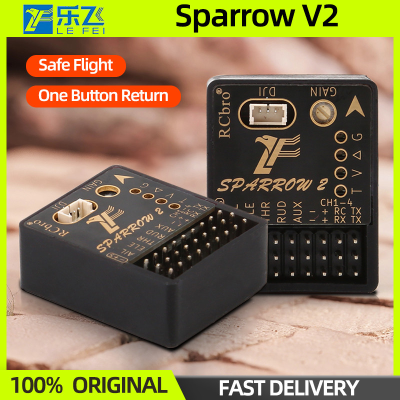 LEFEI V2 Sparrow Flight Controller FC Stabilization Return Home With GPS SBUS/CRSF Gyro Controller