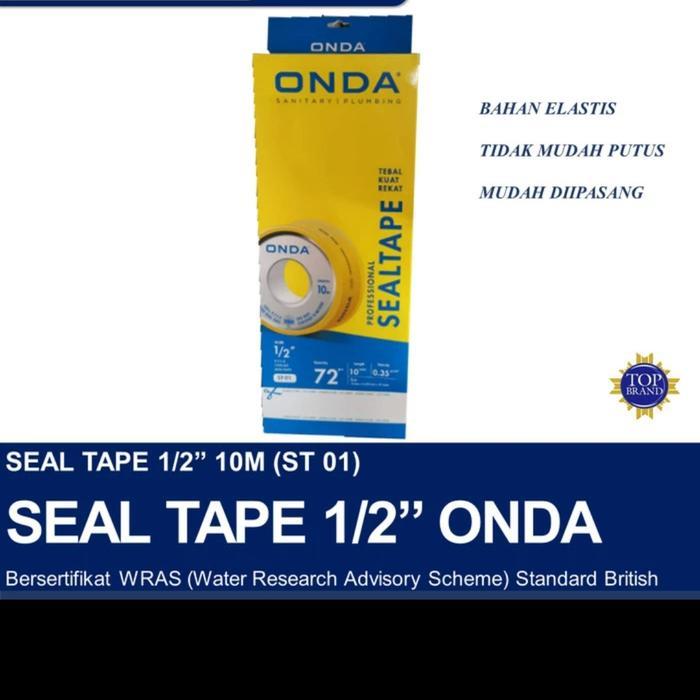 SEAL TAPE ONDA ORIGINAL 1 PACK (72pcs) GROSIR SEALTAPE ONDA PER PACK