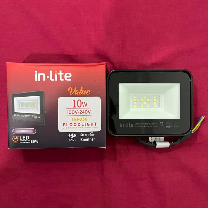 Terlaris INF030 Lampu Tembak Kap Sorot LED 10W Watt IP65 Waterproof Inlite SALE