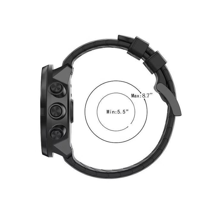 STRAP SILICONE QUICK RELEASE 24MM SILICON SILIKON TALI JAM SMARTWATCH COROS NOMAD 2025 KARET RUBBER