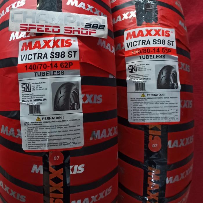 Ban Maxxis MA-F1STW Aerox 155 Depan Belakang 110/80 - 14 & 140/70 - 14