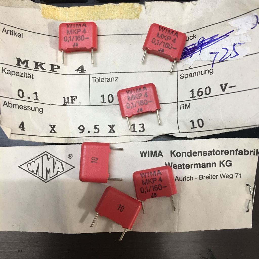 20Pcs/Lot German Original Wima Mkp4 Series Metallized Polypropylene (Pp) Capacitors Free Shipping
