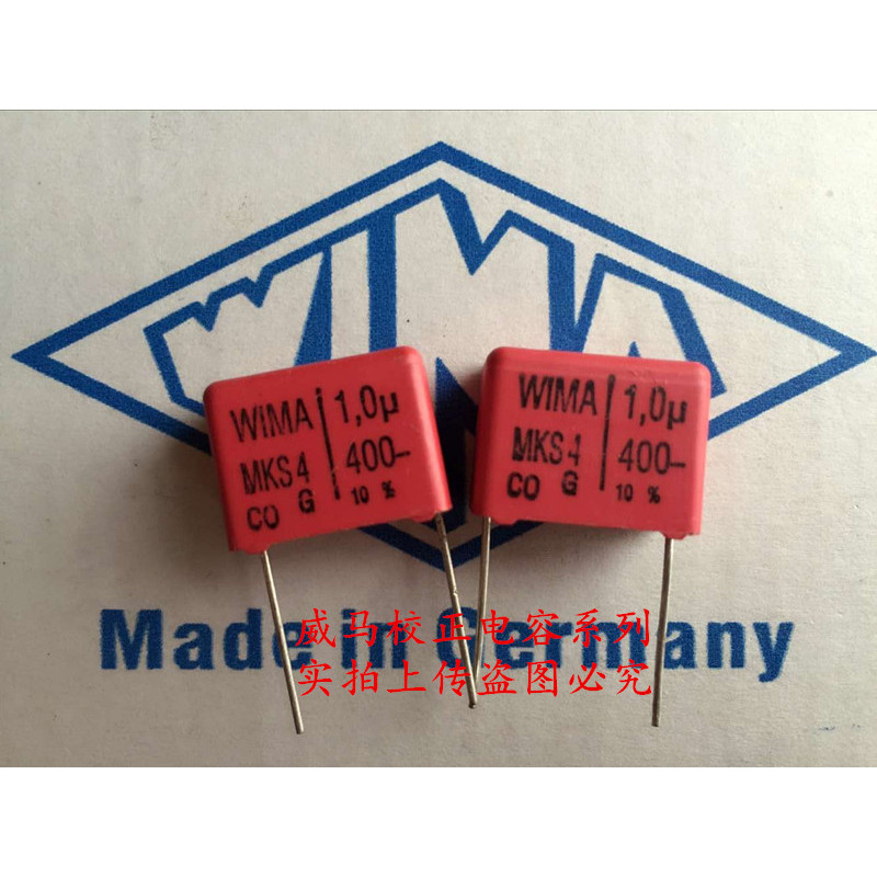 2020 Hot Sale 10Pcs/20Pcs Germany Wima Mks4 400V 1Uf 1.0Uf 400V 105 400V P: 15Mm Audio Capacitor