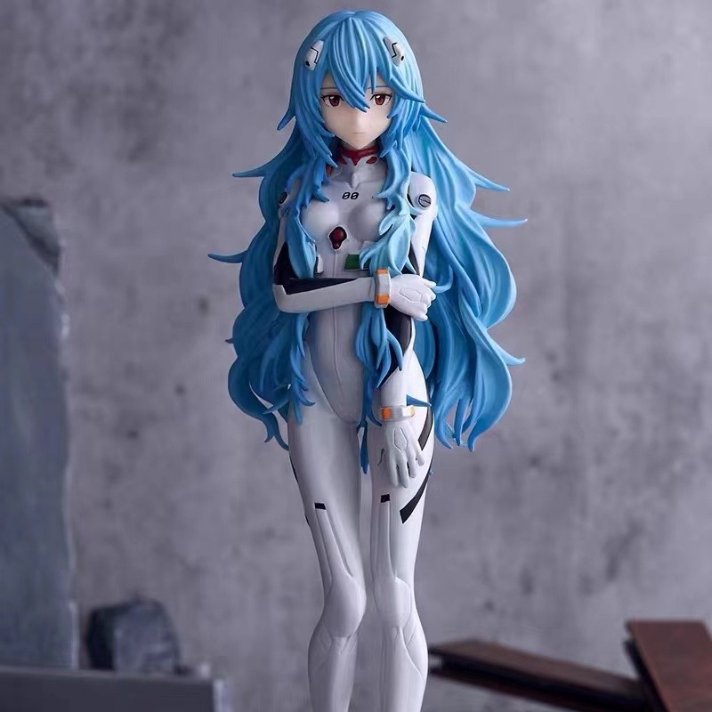 18Cm New Anime Neon Genesis Evangelion Eva Ayanami Rei Figure Pvc El Toys Doll Collect Ornaments