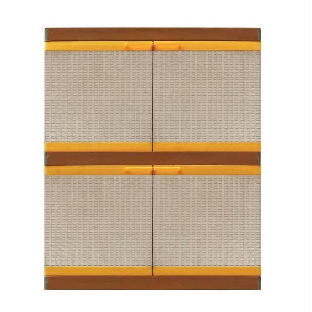 Lemari plastik/ lemari pakaian / lemari baju BESAR 2 susun