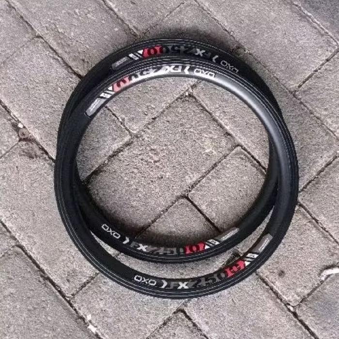 RIMS VELG RIM 16 MURNI OXO FX2500 20H 25MM DOUBLE WALL DISC BRAKE SEPEDA LIPAT MINION 406 16X1.5