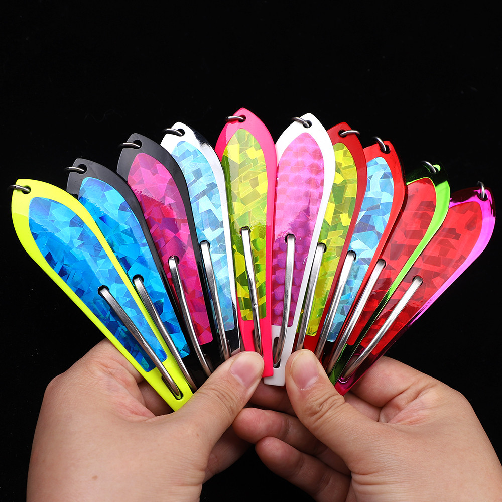 5pcs Drone Spoon Stainless Steel Metal Spoon lures fishing trolling lure
