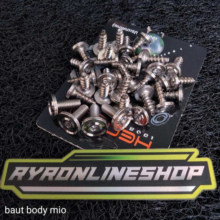 Probolt Baut Body Mio Sporty Mio Smile Cnc Aa Stainless Heng Thailand