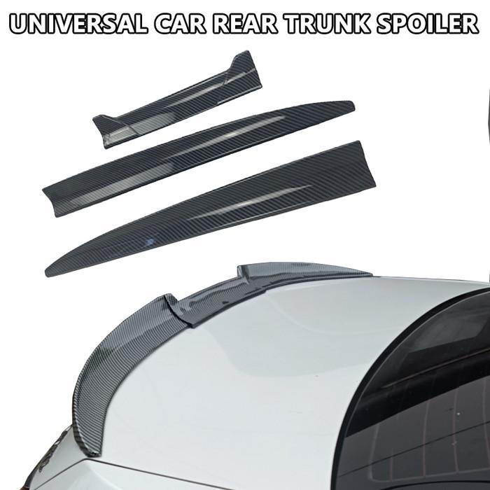 Car Universal Rear Wing Trunk Roof Spoiler Sedan Hatchback Diy Length Fit For Bmw E90 E60 E36 Audi