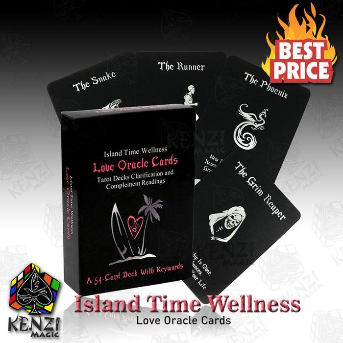 Love Oracle Card Island Time Wellness Black Kartu Oracle Kode 1220