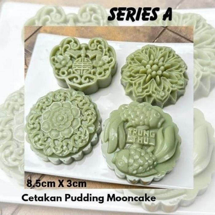 Cetakan Puding Mooncake Series A / Cetakan Mooncake Plastik / Mooncake Mold