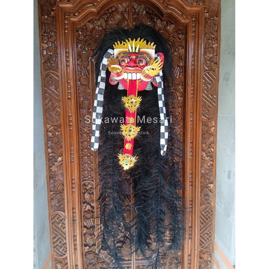 Tapel Topeng Rangda Mebok Leak Bali Bali Lengkap Dengan Bulu Rambut Dan Lidah Murah