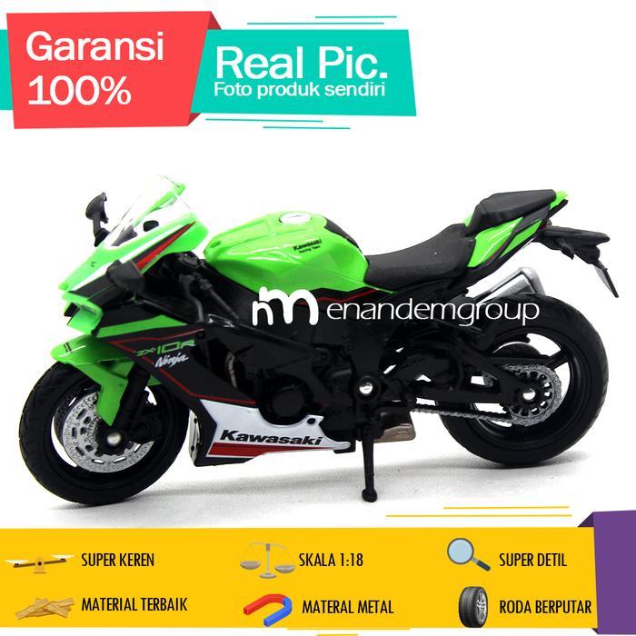 Diecast Miniatur Mainan Motor Kawaski Ninja Zx-10R