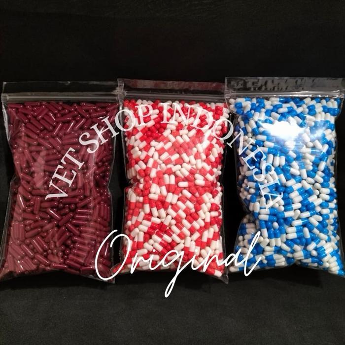 roza- Kapsul Kosong Ukuran 4 Isi 1000 Pcs Capsul Capsule Cangkang Kapsul