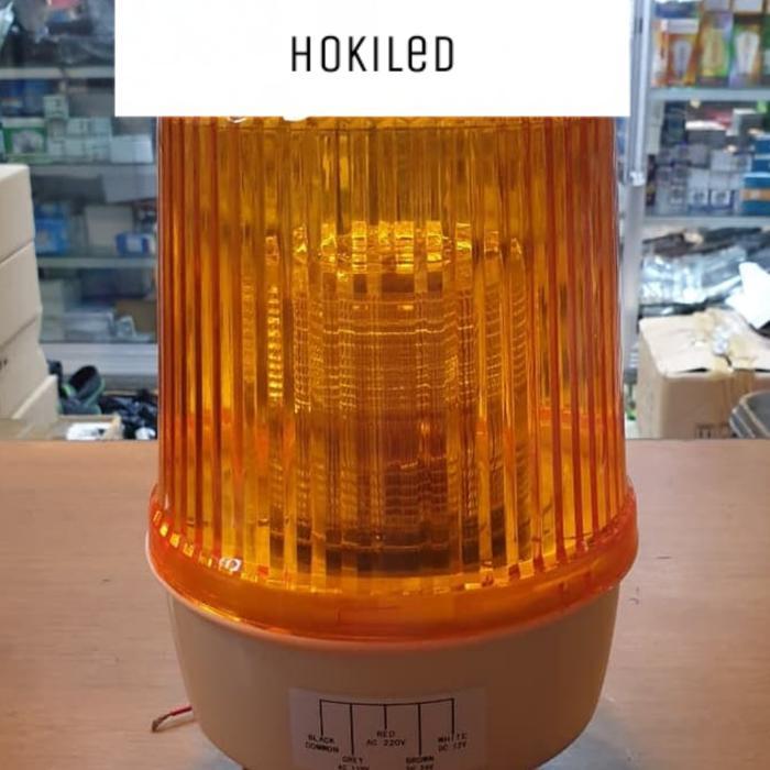 Lampu rotary 6 inch Warning light lampu rotari lamp multivolt AC DC