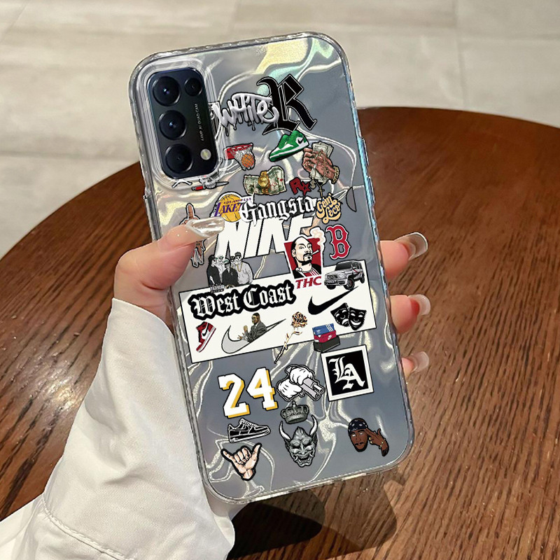 Casing Hp OPPO Reno 5 4G Reno 5 5G Reno5 Reno 5K 5G Reno5 K Find X3 Lite Case Casing Pola Penutup Ke