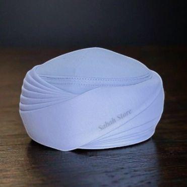 Imamah 8 Tingkat Peci Imamah Permanen Tanpa Ekor Peci Sorban Imamah Kopiah Pria Hitam Songkok Motif