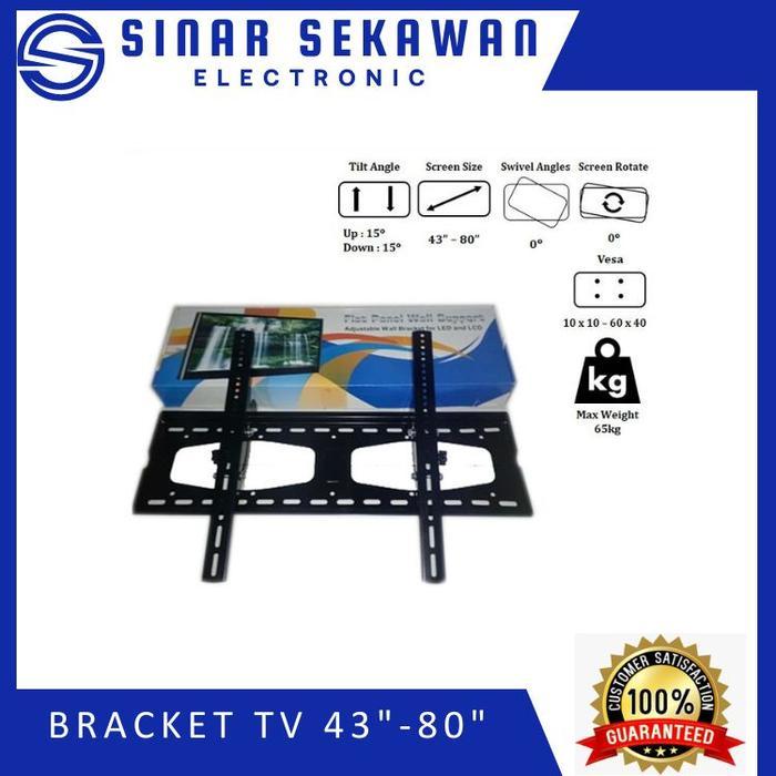 Bracket TV/Brecket TV LED 50 sampai 86 Inch All Merk TV