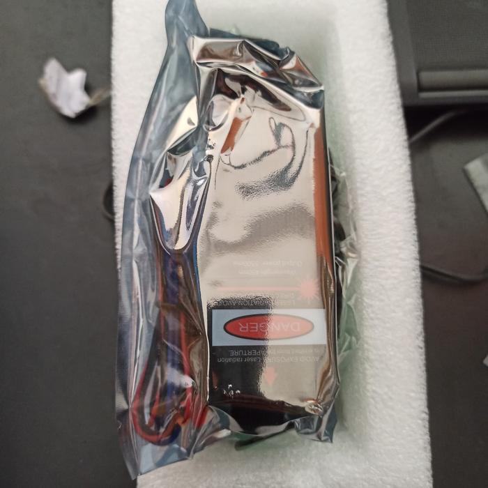 MODUL LASER 5MW 12V + KACAMATA LASER DIODA CUTTING KAIN MASKER