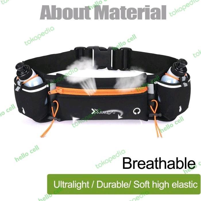 TERMURAH TAS FREE 2 BOTOL MINUM TAS LARI JOGGING BOTOL TAS PINGGANG