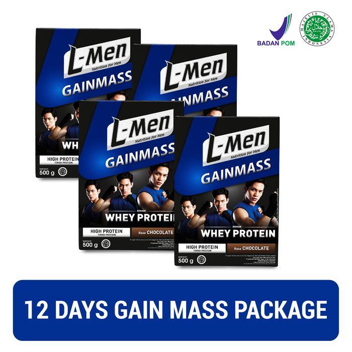 veri- 12 Days Gain Mass Package: L-Men Gain Mass Chocolate 500Gr