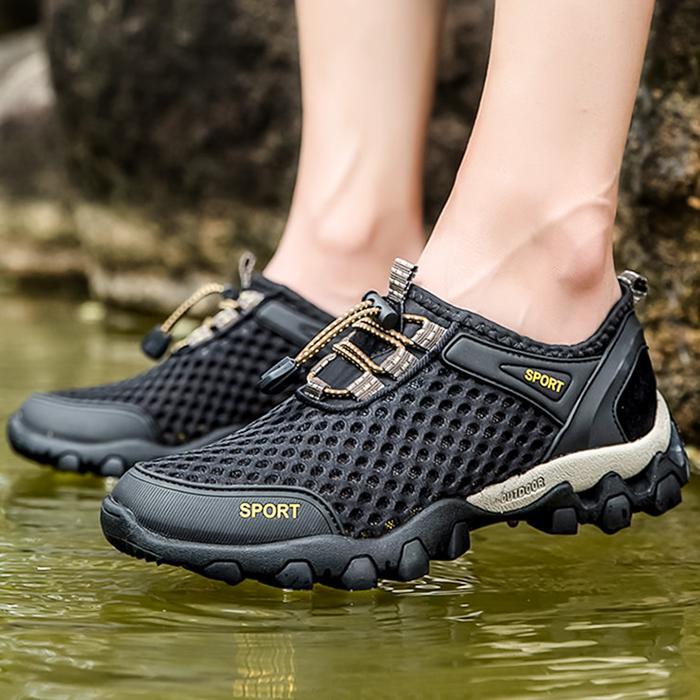 Eiger - Sepatu Pria Outdoor Hiking Touring Sepatu Gunung Olahraga Quick Dry