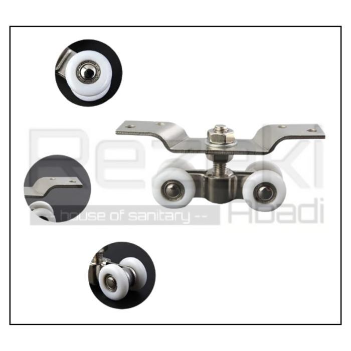 Roda Sliding Pintu Geser - Roda Rel Pintu - Roda Bearing Sliding Track