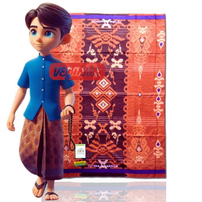 ec9o- Sarung Samarinda Anak Junior-Kain Sarung Motif Samarinda 210 Anak Laki-Laki 5-12 Tahun