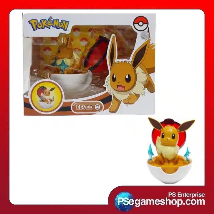 Sale Mainan Pokemon Eevee Pokeball Transformation Original Berkualitas