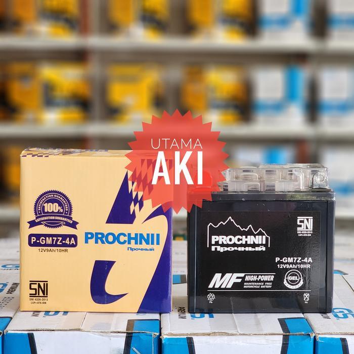Aki Motor Kering Prochnii Gm7Z 9Ah Thunder 125 Bajaj Pulsar Vespa