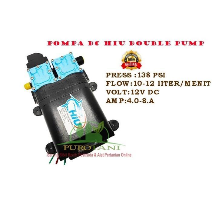 Puro Doublepump Dual Pump Dinamo Sprayer 12V DC Tekanan Tinggi 138psi TERBATASKC230
