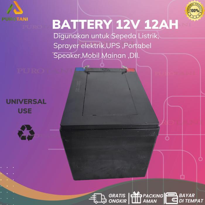 Puro SINLEADER 12v 12Ah Aki Kering UPS Aki Sepeda Baterai Panel Surya TERBATASRT840