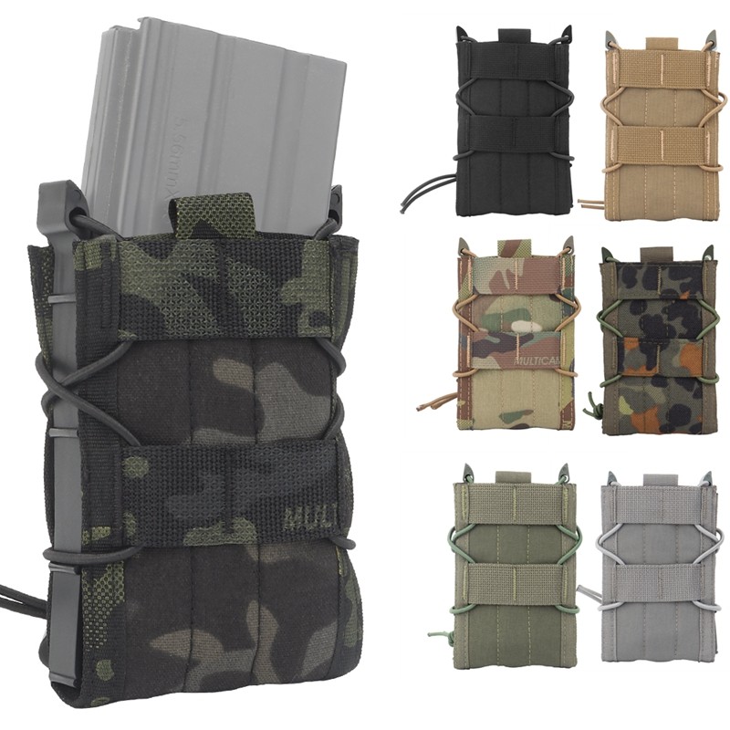 5.56 Magazine Pouch Tactical Ak Ar M4 Ar15 Single Magazine Bag Rifle Pitol Molle Mag Holster Pouch