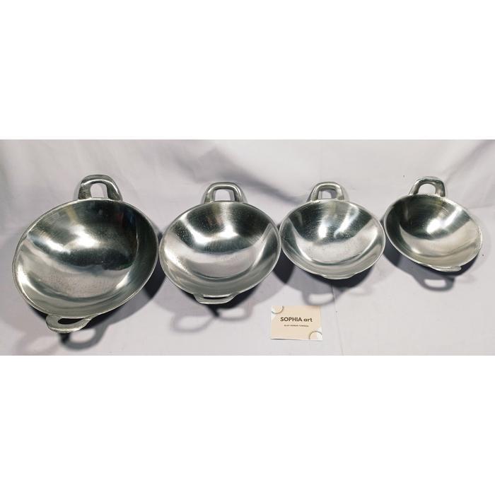 WAJAN KECIL KUALI MINI SERABI CUCUR BATIK BESI COR Aluminium