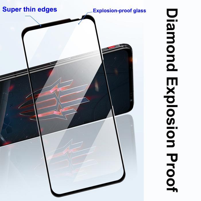 Full Cover Glue Gaming Tempered Glass Film, Screen Protector For Zte Nubia Red Magic 6 6S Pro 6Pro