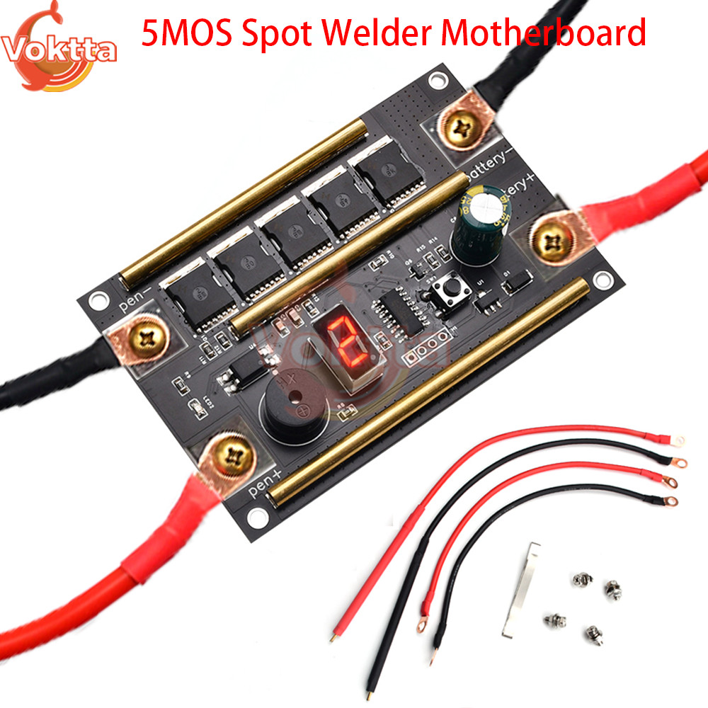 Portable 12V 18650 Lithium Battery 5Mos Spot Welder Motherboard Diy Battery Spot Welder Set With 9