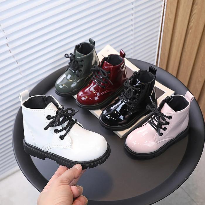 Sepatu Boots Docmart Anak Terbaru Kualitas Terbaik Size 22-25 Usia 1-3 Tahun - Fashion Original