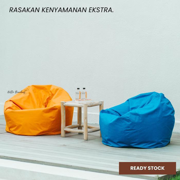 Bean Bag Ball Cover- Beanbag Bulat Waterproof Murah - Kursi Santai