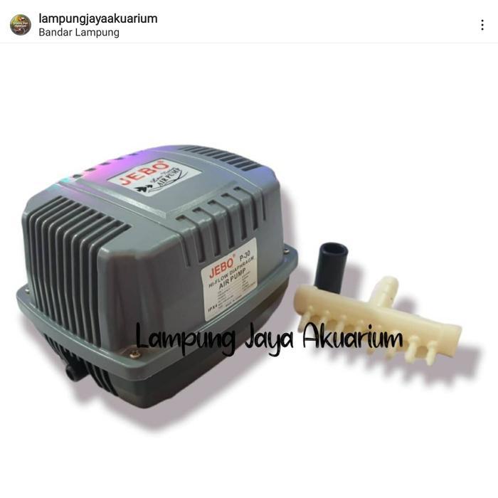 JEBO P30 -HI FLOW DIAPHRAGM AIR PUMP - AERATOR KOLAM