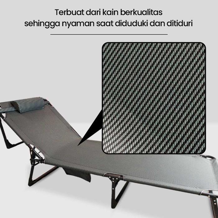 Kasur Kursi Lipat Santai Berjemur Velbed Outdoor Folding Air