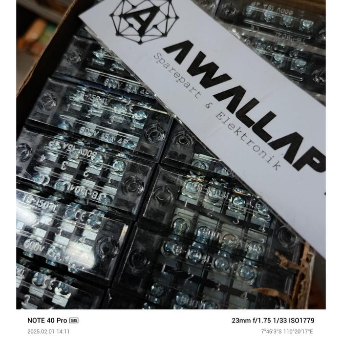 TERMINAL BLOCK TERMINAL 343P 4P 6P 15A 600V TB1503L 1504 TB